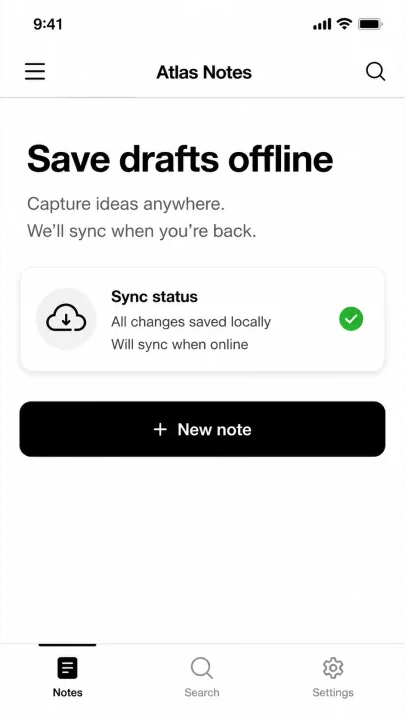 Image d’origine : Save drafts offline