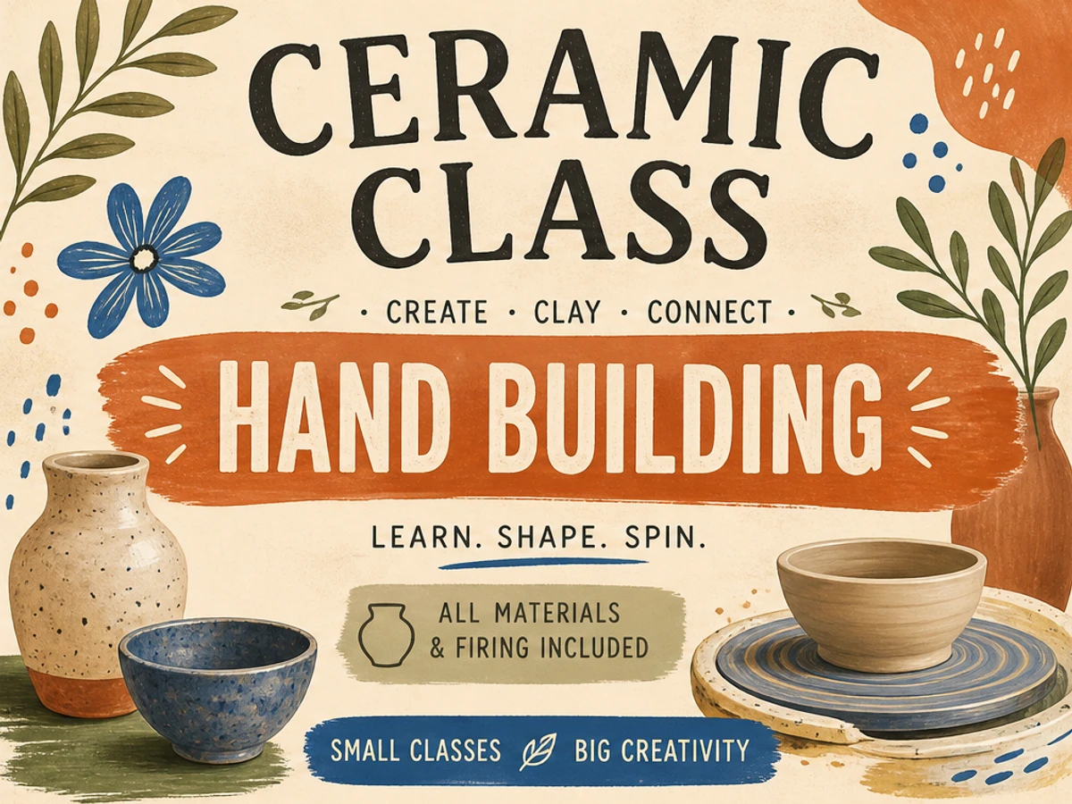 After example for Edit text in poster graphics when the class name shifts: HAND BUILDING